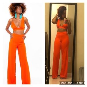 Orange 2 piece